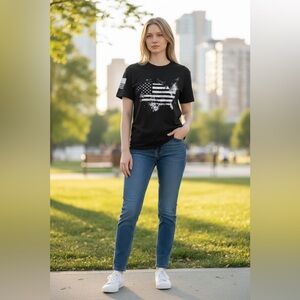 Grunt Style USA Map T-Shirt